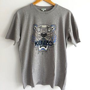 Kenzo Grey T-Shirt - Men's Medium, Good Condition